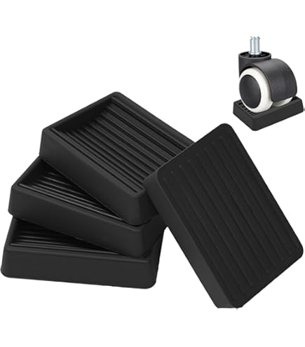4-Pack Grill Leveling Shims - Non-Slip Rubber Pads For Outdoor Furniture & Equipment