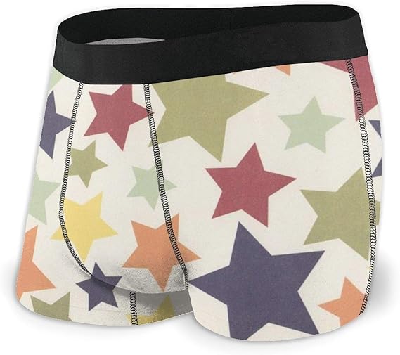 Amazon Co Jp カラフルな星 カラフルな星 ボクサーパンツメンズ パンツ ブリーフ ショットパンツ 下着 ストレッチ 立体 前閉じ メンズ下着 無地 柔らかい 快適 吸湿速乾 男性肌着 派手 セクシー 人気柄選択あり 服 ファッション小物