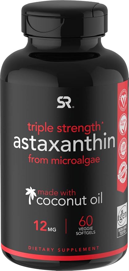 Sports Research Vegan Astaxanthin with Organic Coconut Oil