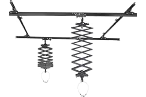 DATOUBOSS 118''×118'' Pantograph Ceiling Rail Systerm Complete Kit with 43-200CM,Support Photography Track Lighting System fo