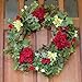 The Wreath Depot Belmont Silk Decorative Front Door Wreath 24 Inch, Full Handcrafted Spring Wreath, Designed in USA, Beautiful White Gift Box,