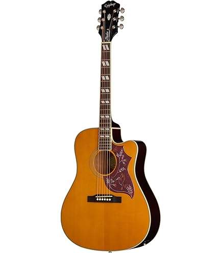 Amazon.com: Epiphone Hummingbird Studio Acoustic Electric, Natural