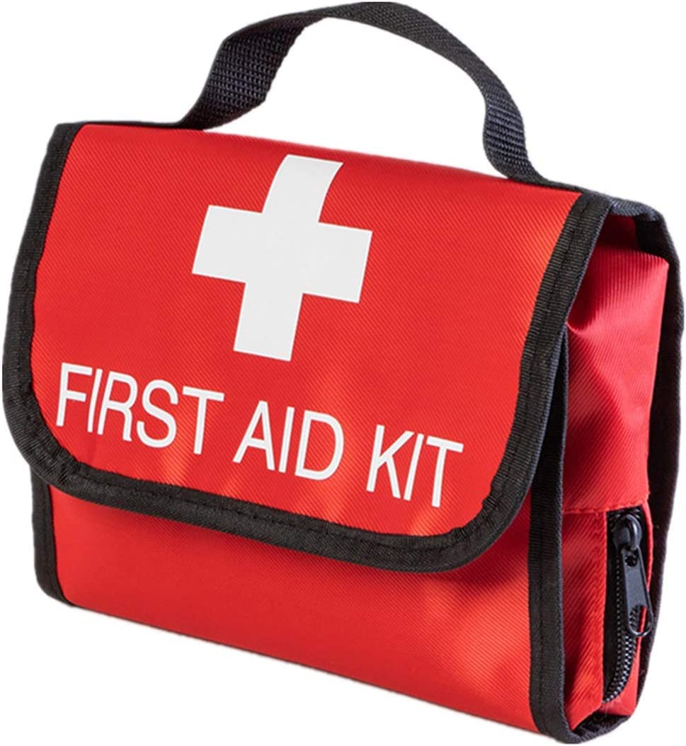 PAXLAMB First Aid Bag First Aid Kit Empty Medical Emergency Red Trauma Bags for First Aid Kits Car Workshop Cycling Outdoors Riding