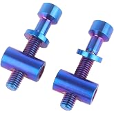 UHDFBDHF 2PCS M5x30mm Titanium Bolt Nut Washer for Cycling Thomson Seatpost