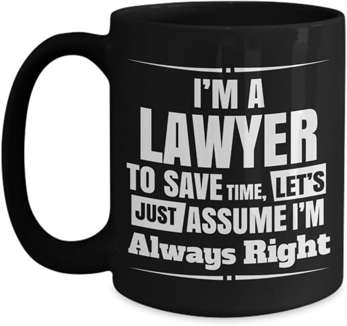Lawyer Mug 15oz Lawyer Coffee Mug Lawyer Gifts For Men