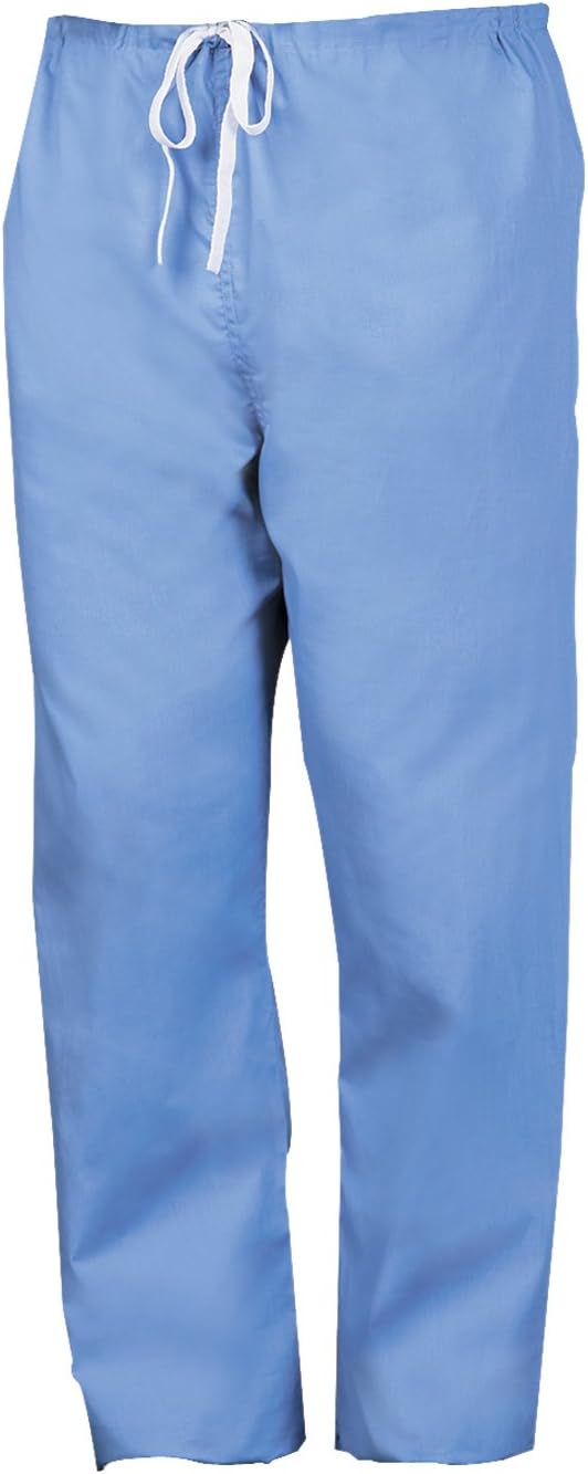 Polyester/Cotton Unisex Scrub Pant with Drawcord Closure
