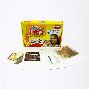 Things In My Home Enhance Early Learning of your kids with Educational Flash Cards(3 months to 6 years)