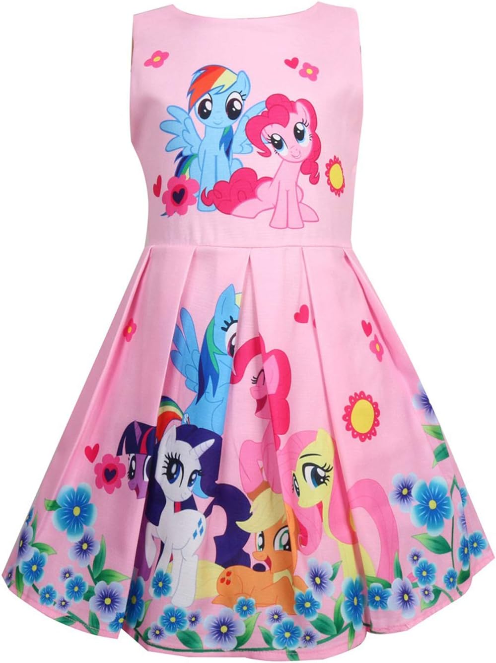 Girls Unicorn Birthday Party Dress Costumes Fancy Dress up