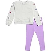 Splendid girls Dancing Hearts Long-sleeve Top and Pant Set