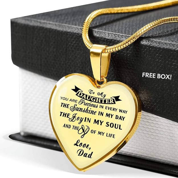 Father Daughter Jewelry Gifts My Daughter