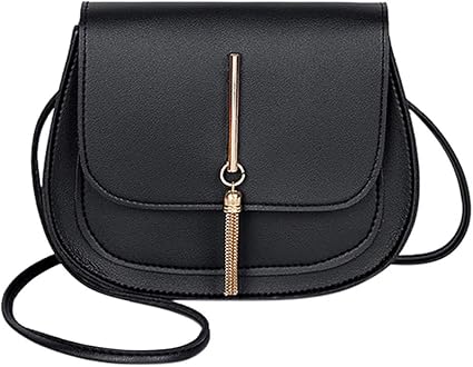 black leather crossbody satchel