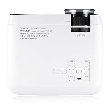 QAWACHH LED HD WiFi Projector,Lumens-1200,20000 Lamp Life (White)
