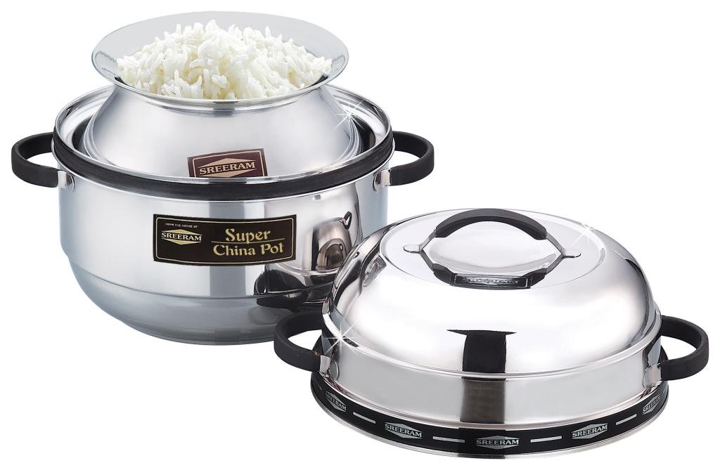 SREERAM Steel Super China Pot Thermal Rice Cooker (1.5 Kg) Buy Online