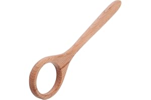 Kichvoe Wooden Dough Whisk and Sourdough Mixer Tool Beech Wood Handheld Bread Making Utensil for Baking and Cooking