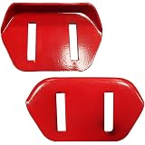 Set of 2 New Snowblower Skid Shoe (Red) Fits Lawnboy, Fits Toro 2 Stage Snowblowers Models Interchangeable with 40-8160-01, 4