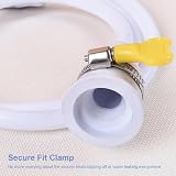 MVPACKEEY Pet Shower Head Hose 1.3m White Secure Clamp Portable Dog Bath view 5