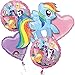 My Little Pony Balloon Bouquet (5 Pack) - Party Supplies