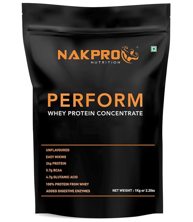 NAKPRO PERFORM Whey Protein Concentrate with Added Digestive Enzymes