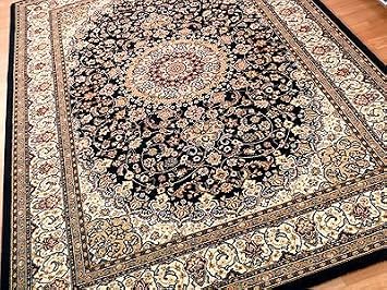Orient Teppich Da Vinci Blau Keshan In 6 Grossen Amazon De Kuche