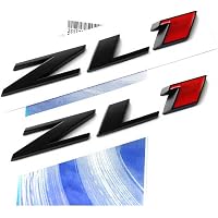 ZL1 3D Emblem Black Stainless License Plate Frame – Rust Free With Screw Caps For Cars & Trucks