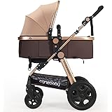 Infant Baby Stroller for Newborn and Toddler - Cynebaby Convertible Bassinet Stroller Compact Single Baby Carriage Toddler Se