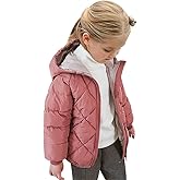Curipeer Kids Winter Jacket Front Zip Warm Snow Wear Toddler Outer Clothing 2-8T