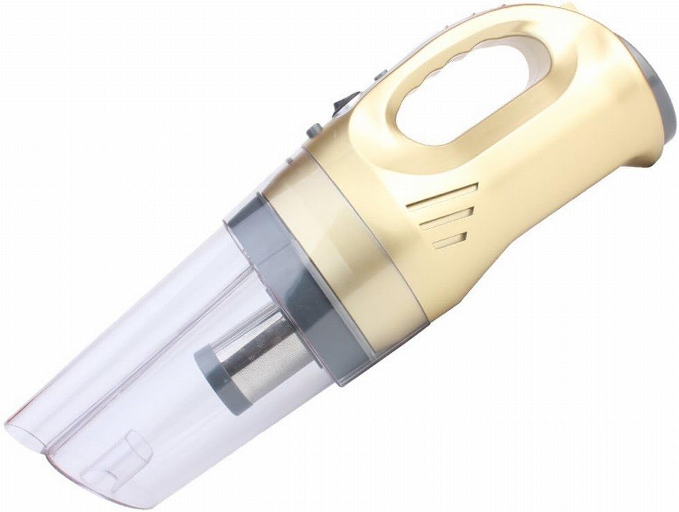 Four in One Car Vacuum Cleaner with a Tire Pressure Test with Inflatable Vacuum Portable Portable 120w Power,Gold