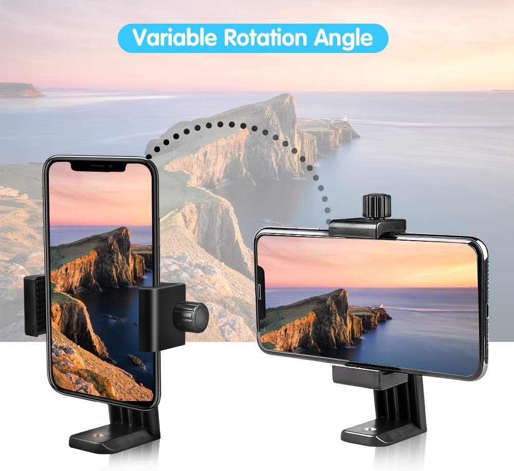 UBeesize Cell Phone Tripod Mount with Wireless Remote, Selfie Stick Monopod Head and Tripod Adapter Stand Holder Compatible with iPhone Android and All Phones: Camera & Photo