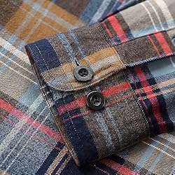 Dubinik®Mens Flannel Shirts Long Sleeve Flannel