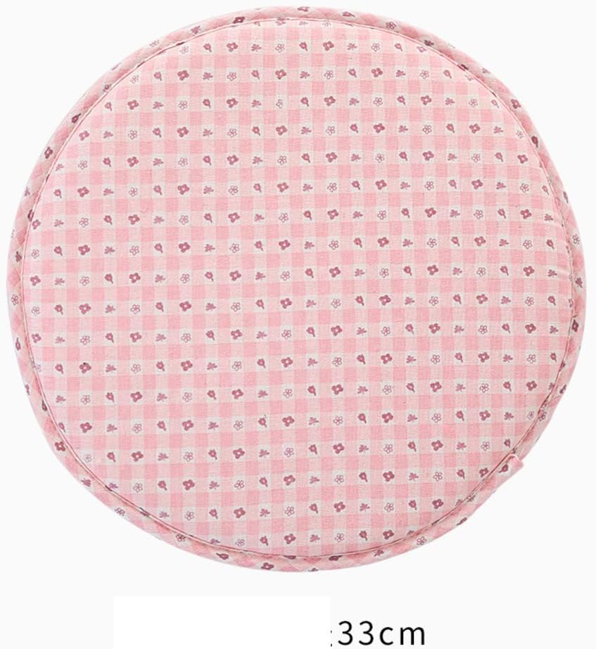 Round Seat Cushion, Strap Design Non-slip Warm Chair Pads, Dining Chair Student Thick Cushion Cover Chair Cover Chair Cushion-c 35x35cm(14x14inch)
