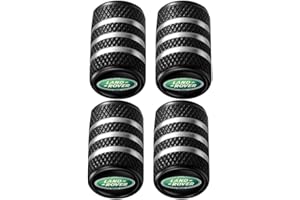 WGRIF Tire Valve Stem Caps Air Cover for Land Rover LR2 LR3 LR4 Range Rover Sport LR5 Land Cruiser Stem Cap Universal Wheel stem caps for Cars, SUV, Truck, Motorcycles Car Accessories