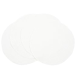 SHACOS Round Braided Placemats Set of 4 Washable