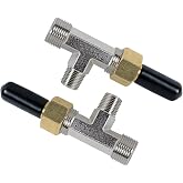 EnRand Bleeder Tee Kit Replacement for Seastar 3004.6439 HF4202 Fit for All Baystar Cylinders(2Pcs)