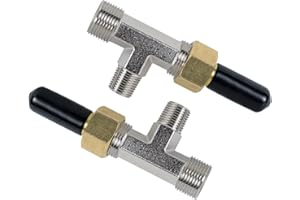 EnRand Bleeder Tee Kit Replacement for Seastar 3004.6439 HF4202 Fit for All Baystar Cylinders(2Pcs)