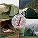 7001 Aluminum Tent Stakes,Cyclone Shape Tent Pegs with Reflective Pull Cords & Pouch-6 Pack