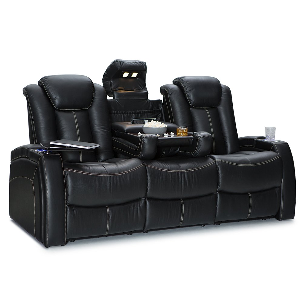 Seatcraft Republic Italian Leather Home Theater