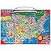 T.S. Shure Wooden Magnetic Map of the USA Puzzle