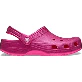Crocs Unisex Classic Clogs - Glitter Pink Crush Men 4 Women 6 Medium