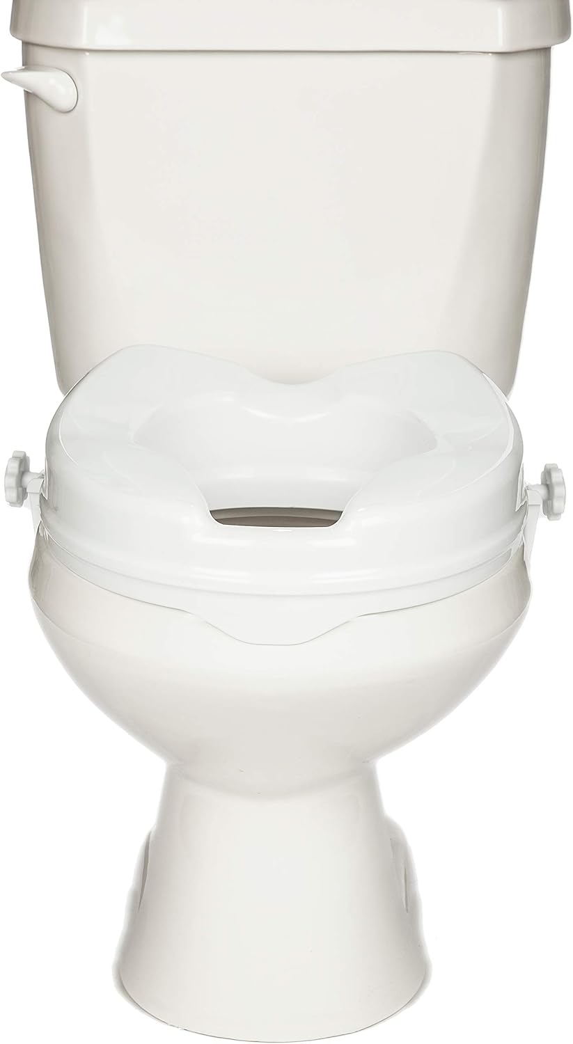 Senick Raised Toilet Seat with Lock, Standard Seat (2 Inch) Amazon.ca