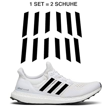LaceHype | Sneaker Stripes kompatibel mit Adidas Ultra Boost Sneakern – Individualisiere deinen Sneaker mit einzigartigen, me