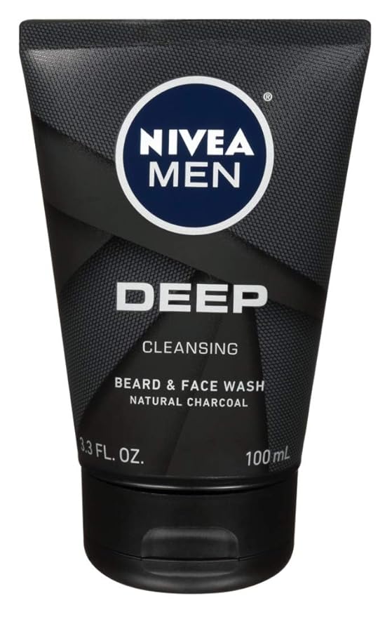 nivea men face and beard wash