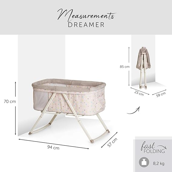 hauck dreamer moses basket