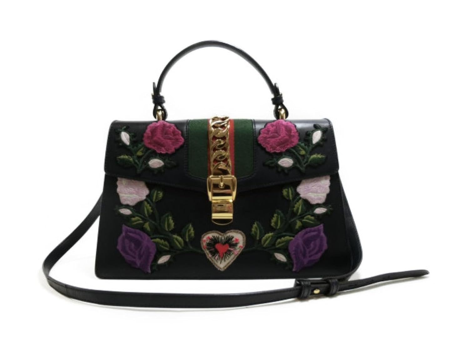 安心の定価販売】 [グッチ] GUCCI シルヴィ 2WAYハンドバッグ ネイビー 
