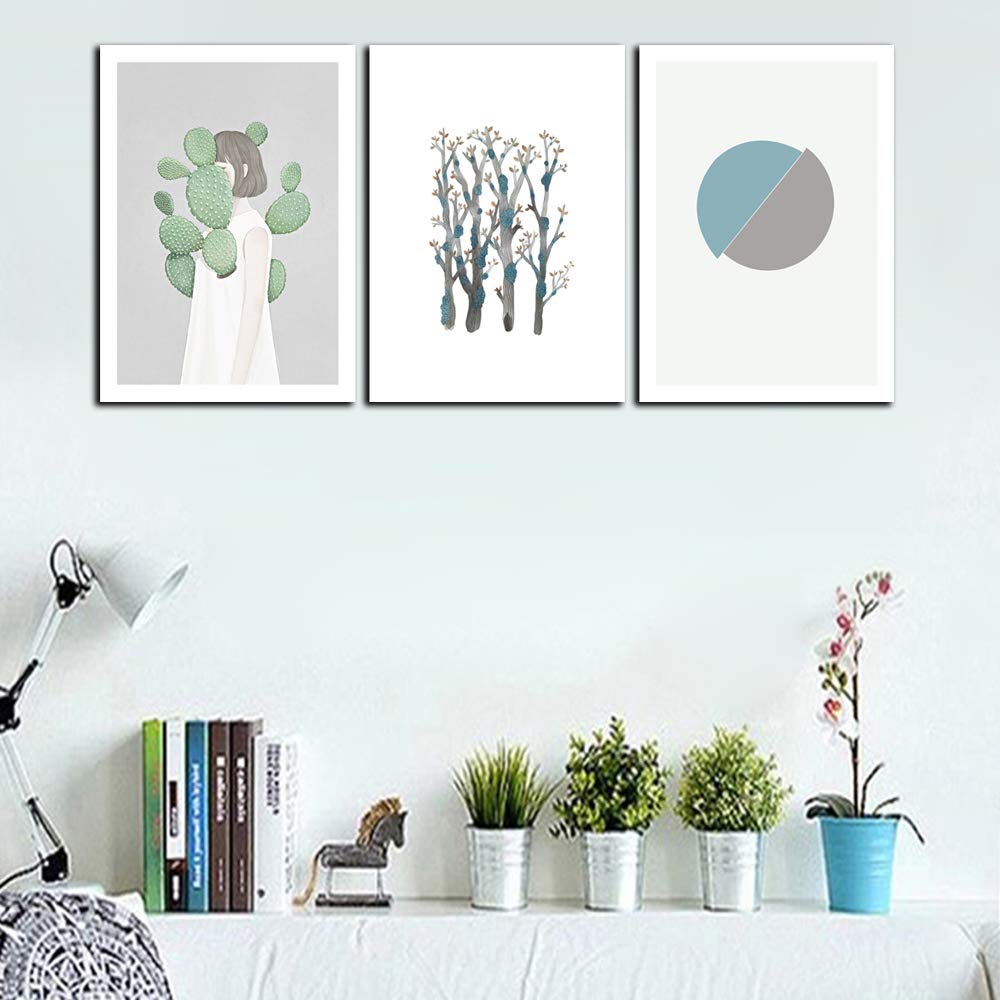 Hogar Lw Dibujo Combinacion Minimalista Imagen Mural Arte Pintura