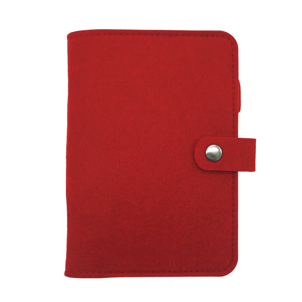 A6 Binder Spiral Notebook 6 Ring Binder Wool Felt Notebook