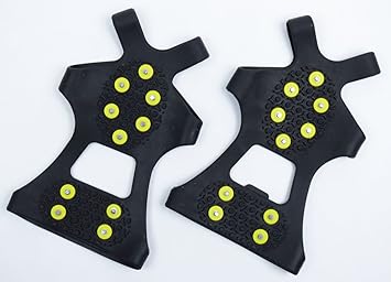 Amazon ワンタッチ 滑り止め ノンスリップ ソール 滑らない 靴用 スパイク ノンスリップ Non Slip スノーシュー