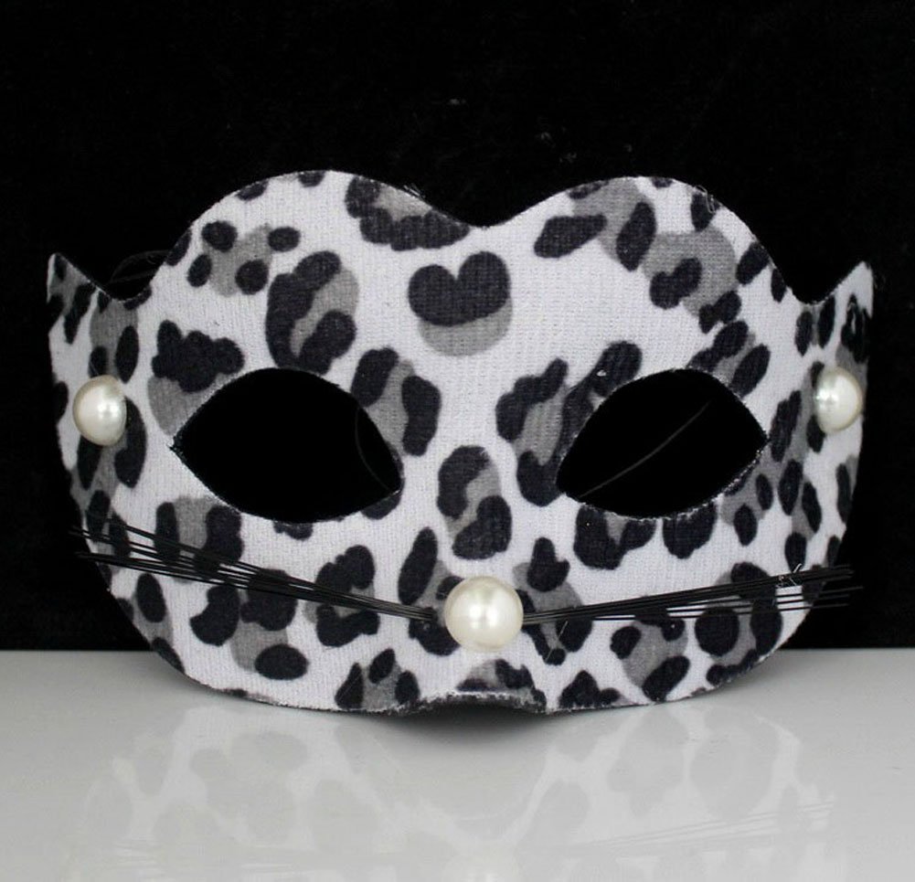 Leopard print mask asy and comfortable wear Party