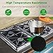 Gas Stove Burner Covers [8 Pieces Thicknessd:0.2mm/Size:10.6