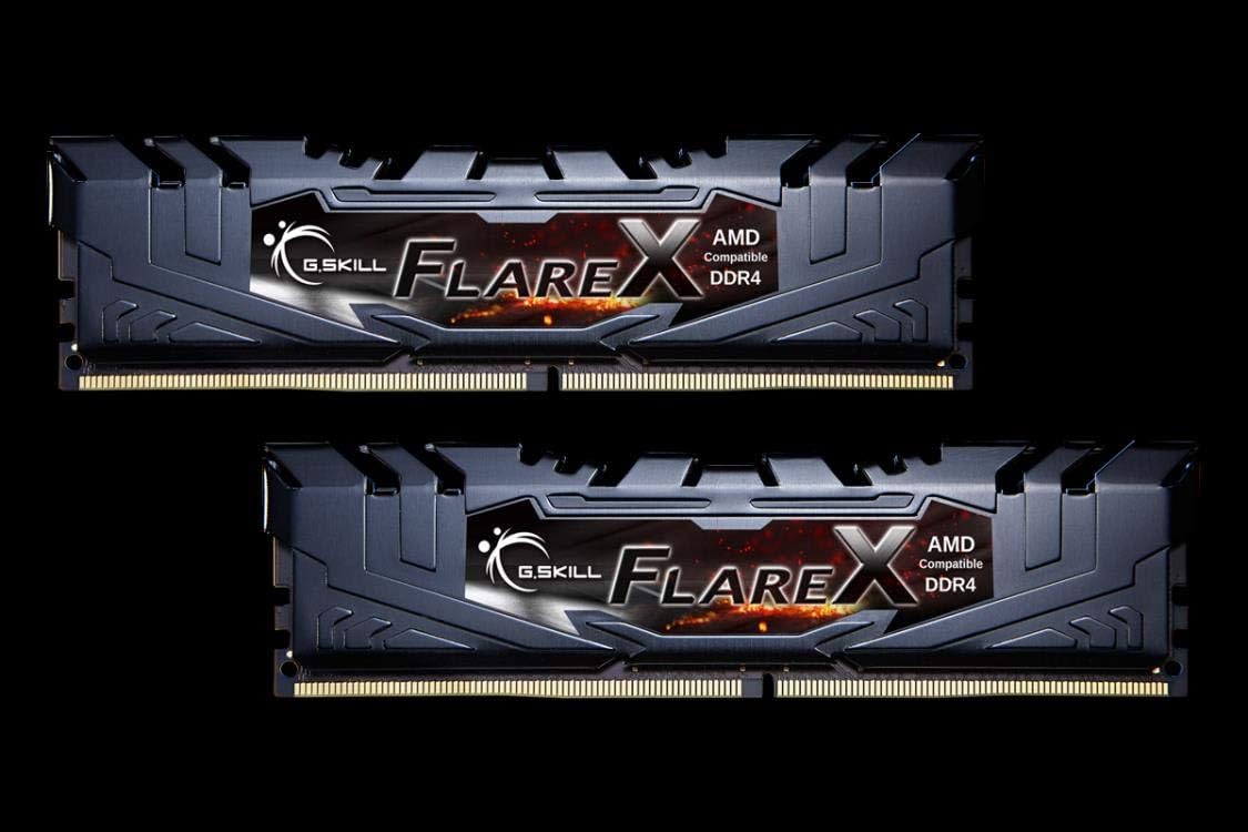 G Skill Flare X Para Amd 16 Gb 2 X 8 Gb 2 Pines Ddr4 30 Mhz Pc4 Desktop Memory Model F4 30c16d 16gfx Computers Accessories Amazon Com