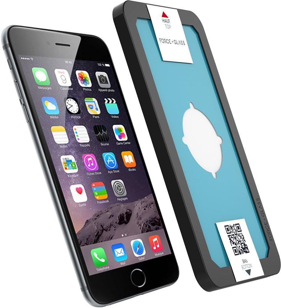 Forceglass Tempered Glass Screen Protector Film for iPhone 6/6S With Installation Kit, durchsichtig - Image 3